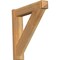 Ekena Millwork Traditional Rough Sawn Arts and Crafts Outlooker, Western Red Cedar, 6"W x 28"D x 28"H OUT06X28X28TRA03RWR - alternate 1